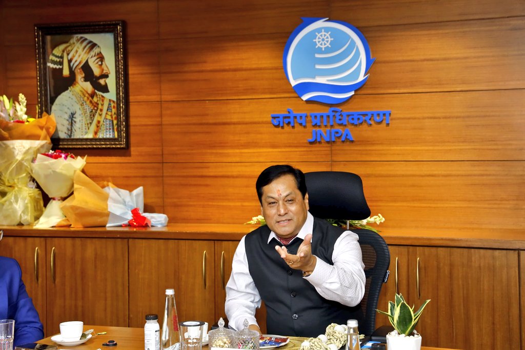 Sonowal Launches ₹2,000 Crore Projects at JNPA, Boosting India's Port Infrastructure