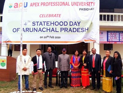 Apex Professional University Celebrates Arunachal Pradesh 34th Statehood Day