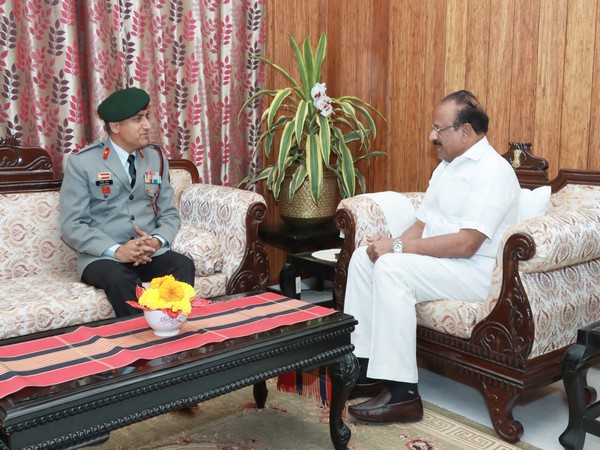 Top official of Assam Rifles meets Tripura Governor Nallu Indrasena Reddy