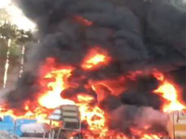 Delhi: Massive fire breaks out in ground area of under-construction complex of new Central Secretariat 