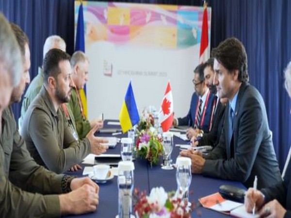 G7 Summit: Ukrainian President Zelenskyy meets Canadian PM Trudeau, discusses cooperation in security, defence sphere