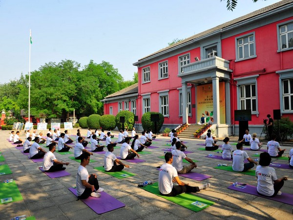 Indian Embassy in China celebrates International Yoga Day maintaining social distancing norms