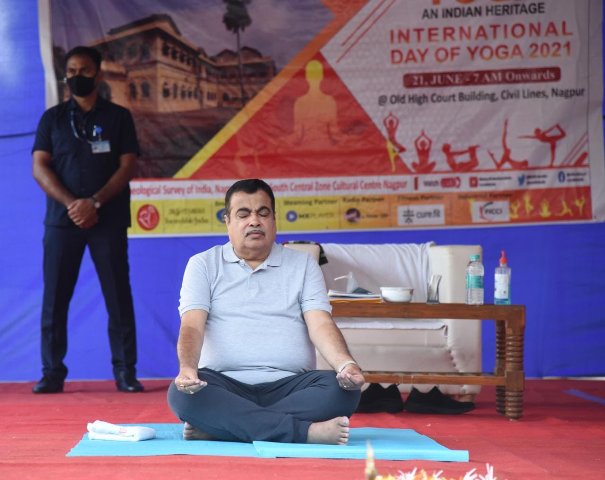 Yoga should be popularised and practised even more: Nitin Gadkari