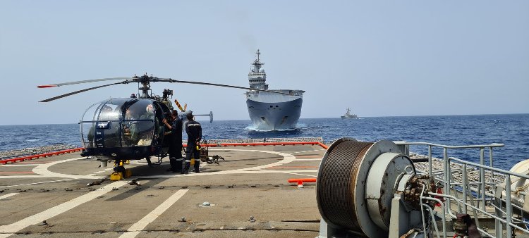 EU and India conduct joint naval exercise in Gulf of Aden