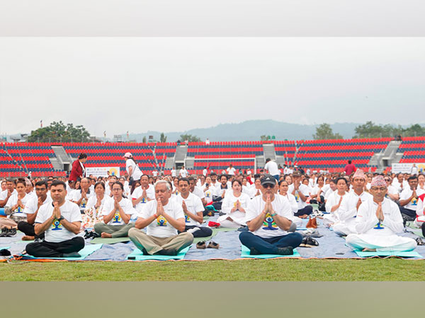 Nepal: Hundreds gather to celebrate Yoga Day event in Pokhara