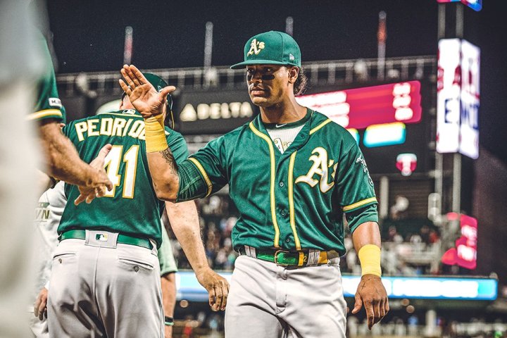 A's collect six homers, 21 runs in rout of Astros