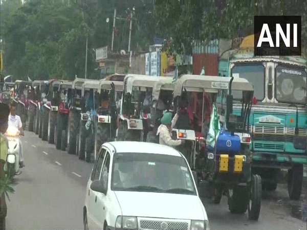Farmers protest against govt ordinances, fuel price hike 