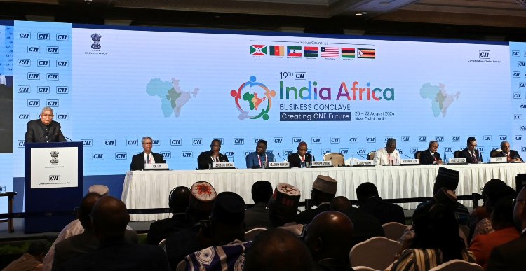 VP Dhankhar Emphasizes Global South Cooperation at CII India-Africa Business Conclave