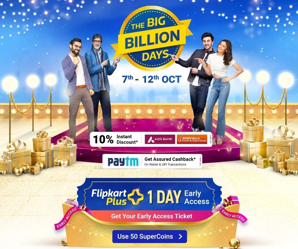 Flipkart Big Billion Days sale to begin on October 7 Offers and