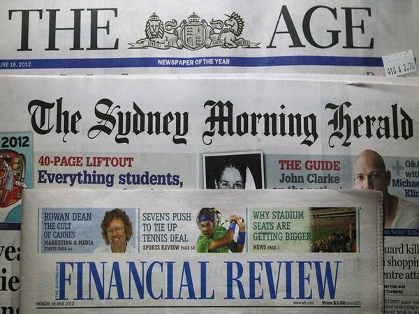 Australian papers black out front pages in protest against government secrecy