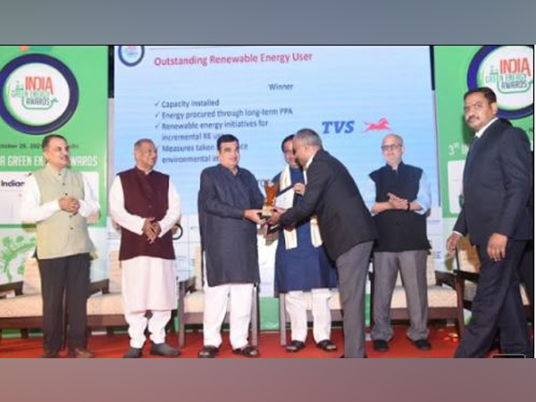 TVS Motor Company Wins India Green Energy Award