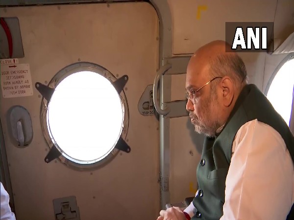 Amit Shah conducts aerial survey of rain-affected areas in Uttarakhand