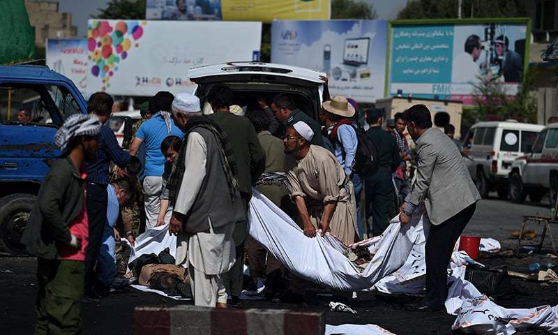 Afghanistan blast: Victims recall massive explosion as death toll reaches 55