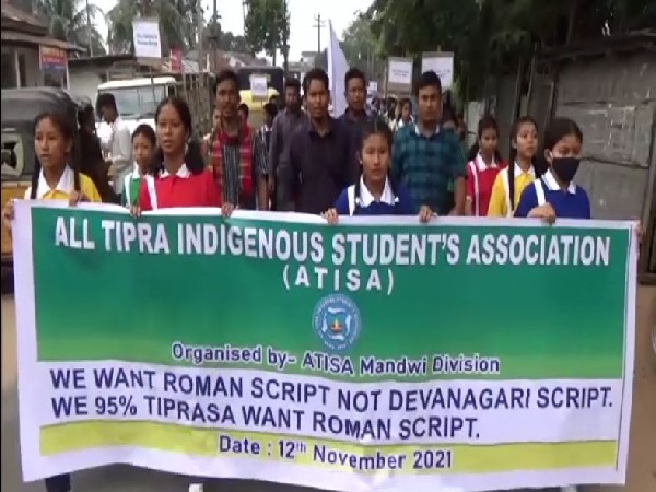 Fresh debate over Kokborok script sparks protests across tribal-dominated parts of Tripura