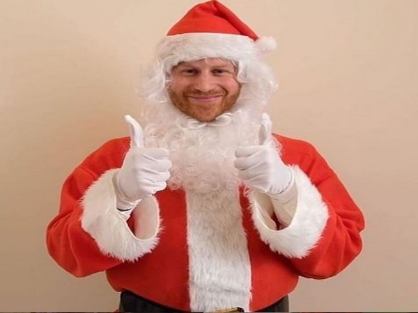 Prince Harry appears as Santa in Christmas charity video