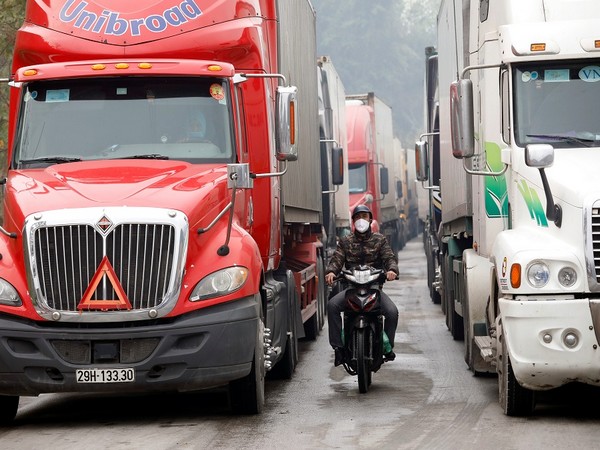 Thousands of container trucks stranded near Vietnam-China border due to COVID-19 measures