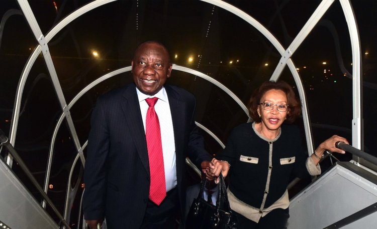 President Cyril Ramaphosa arrives in Geneva to launch on Future of Work Report