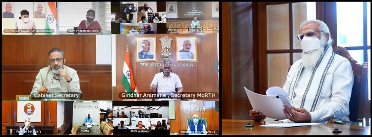 PM Modi stresses on need to ensure faster transportation of oxygen to states