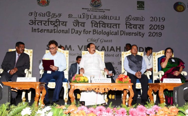 V. President Naidu says Biodiversity 'fundamental' to survival of human race 