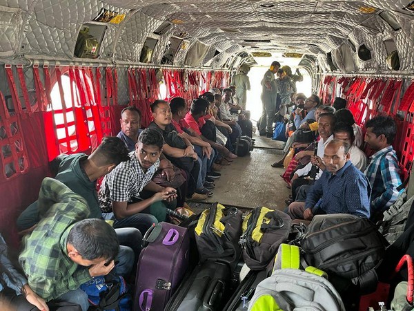 IAF deploys choppers to rescue flood-affected people in Assam