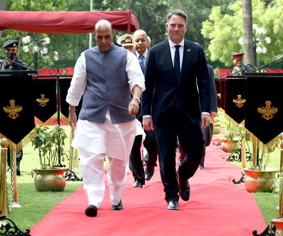 Rajnath Singh and Richard Marles review defence and security pillars of India-Australia Partnership