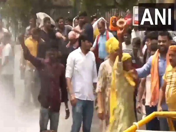 Delhi water crisis: BJP workers hold protest outside Jal Board office; police use water cannon