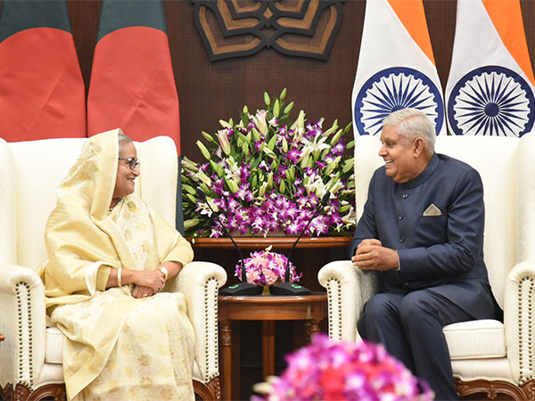 Bangladesh PM Sheikh Hasina meets Vice President Jagdeep Dhankhar in Delhi