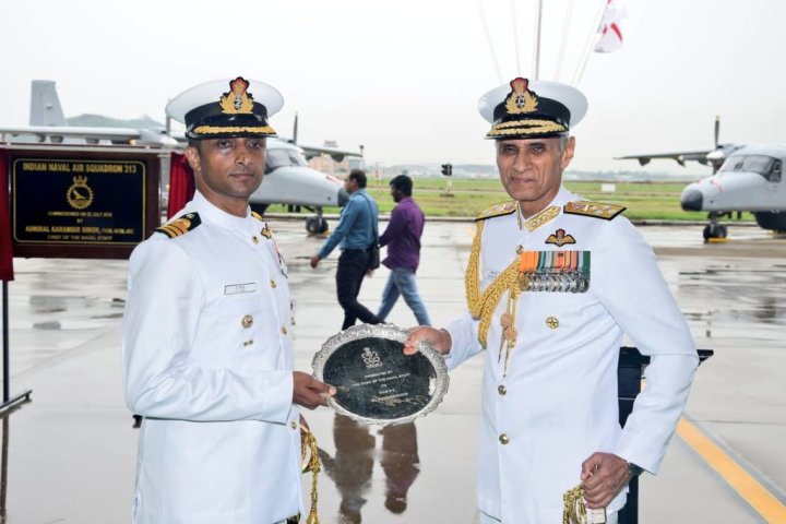 Dornier squadron INAS 313 commissioned into Indian Navy by Adm Karambir Singh