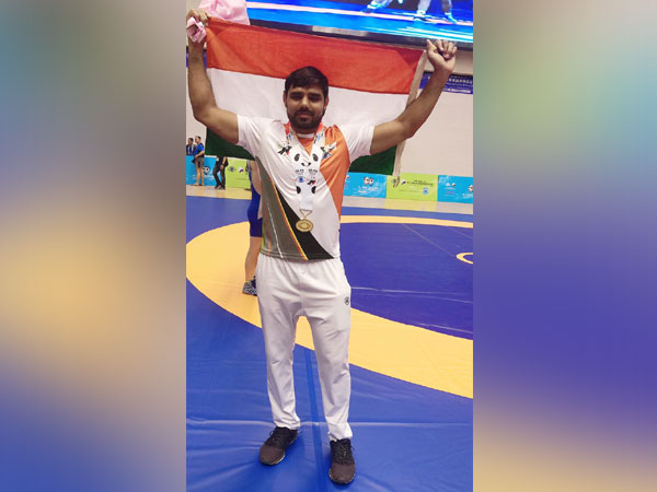 Haryana ASI wins gold in wrestling at WPFG