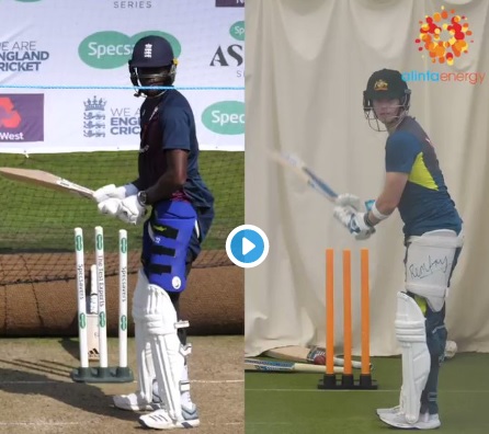 Watch: After injuring Steve Smith, Jofra Archer copies his batting style