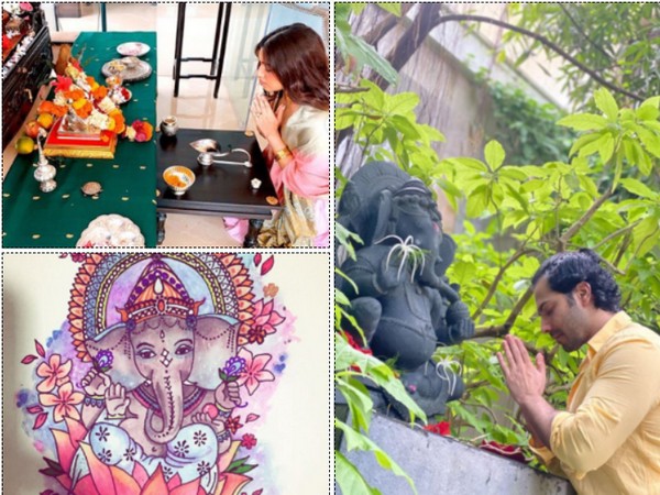 Varun, Bhumi, Jacqueline offer prayers on Ganesh Chaturthi