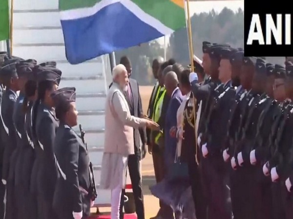 PM Modi arrives in South Africa for 15th BRICS Summit 