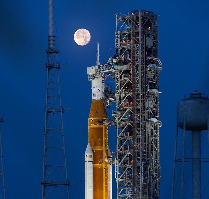 NASA's mightiest rocket lifts off 50 years after Apollo