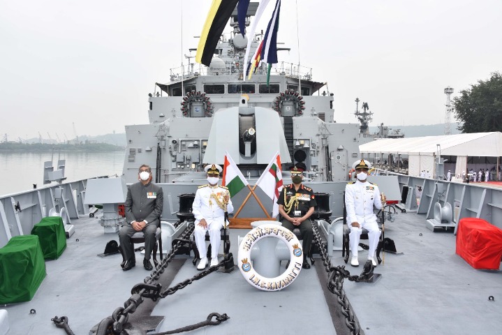  INS Kavaratti commissioned into Indian Navy by Gen Manoj Mukund Naravane