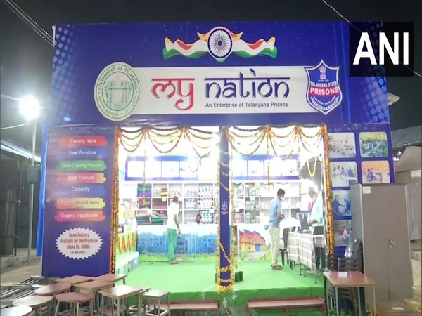 Telangana State Prisons Department installs 'My Nation' stall, selling products made by inmates