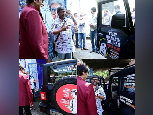 Meet Big B's fan who painted his car, shirt with megastar's iconic dialogues 