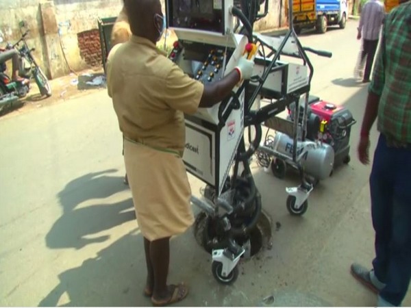 Coimbatore municipal corporation uses robots to end manual scavenging