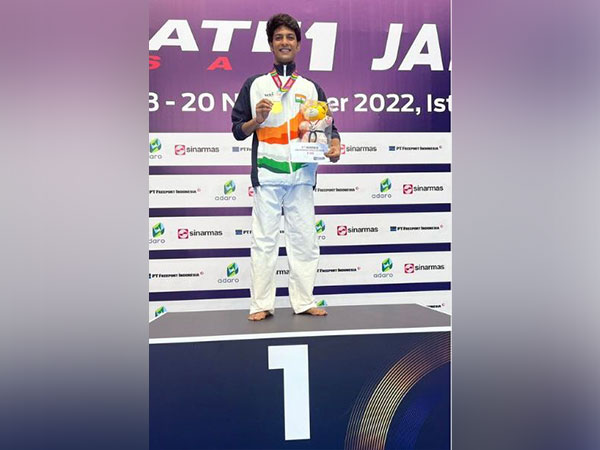 Pranay Sharma of India creates history by winning Gold medal in WKF Series A World championship held at Jakarta, Indonesia