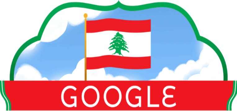 Google Doodle Celebrates Lebanon's 80th Independence Day