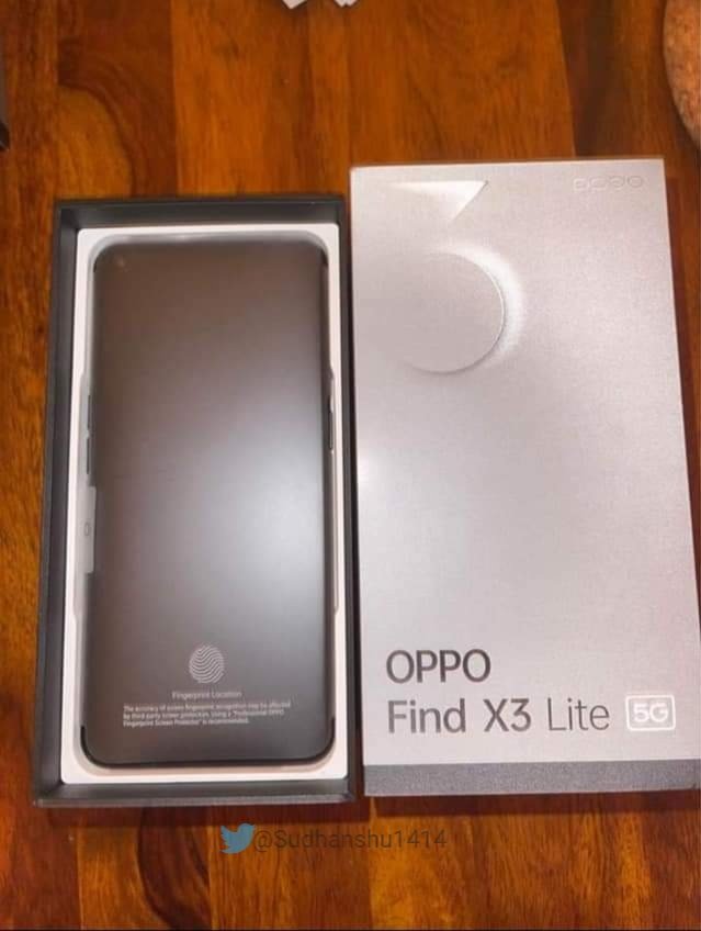 Oppo Find X3 Lite 5G live images, retail box leaked ahead of launch