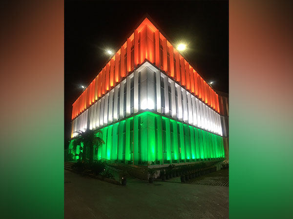 Delhi: Danish embassy illuminated in tricolour to celebrate 'Azadi ka Amrit Mahotsav'