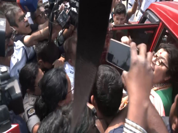 BJP MP Locket Chatterjee detained by Kolkata Police en route to Sandeshkhali
