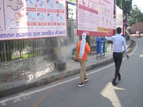 COVID-19: Lucknow Municipal Corporation sanitises roads, public places and residential areas