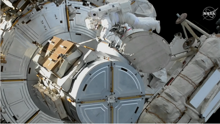 (Update: Completed) Spacewalk underway to install space station upgrades: Watch live