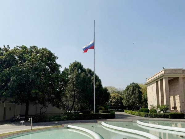Russian Embassy in India flies national flag at half-mast in solidarity with Moscow terror attack victims
