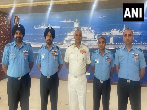 Navy chief meets air force pilots who flew 10 hrs continuously for anti-piracy mission in Indian Ocean