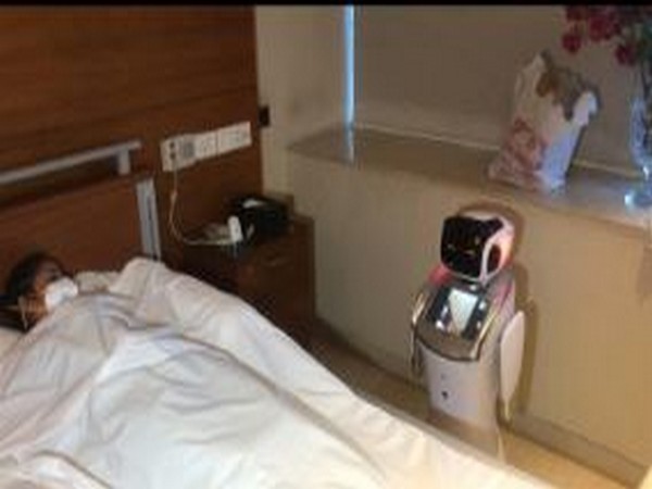 Humanoid Robots help doctors, healthcare staff by contact-less patient monitoring, disinfecting wards