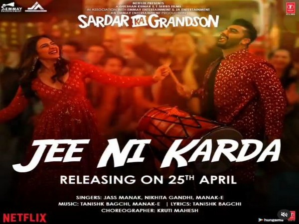 Arjun Kapoor, Rakul Preet treat fans to 'Jee Ni Karda' teaser from 'Sardar Ka Grandson'