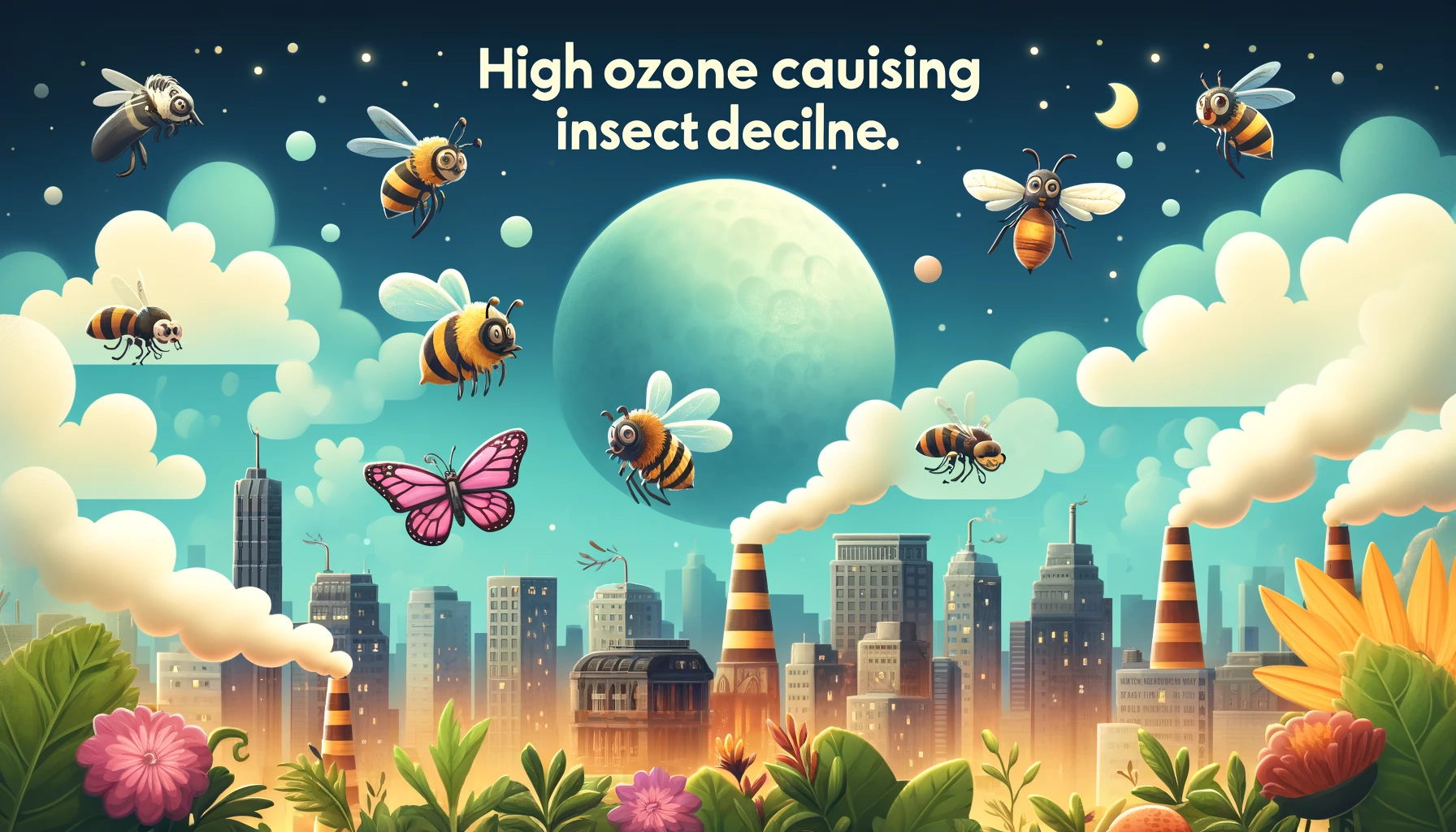 Study links high ozone levels to global insect decline