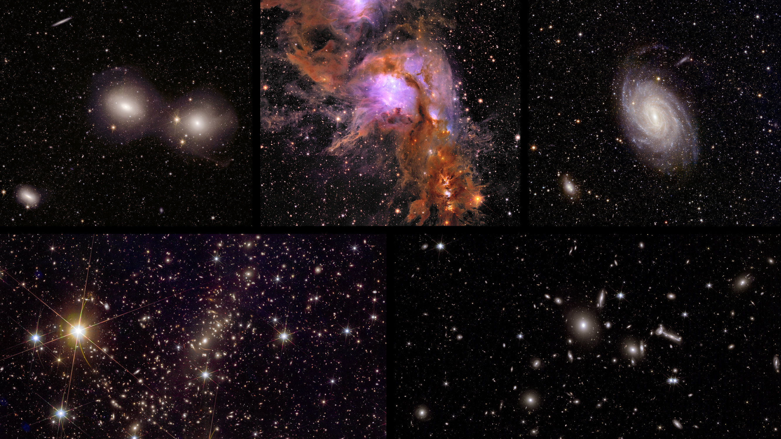 Just released: Five unprecedented new views of Universe captured by Euclid